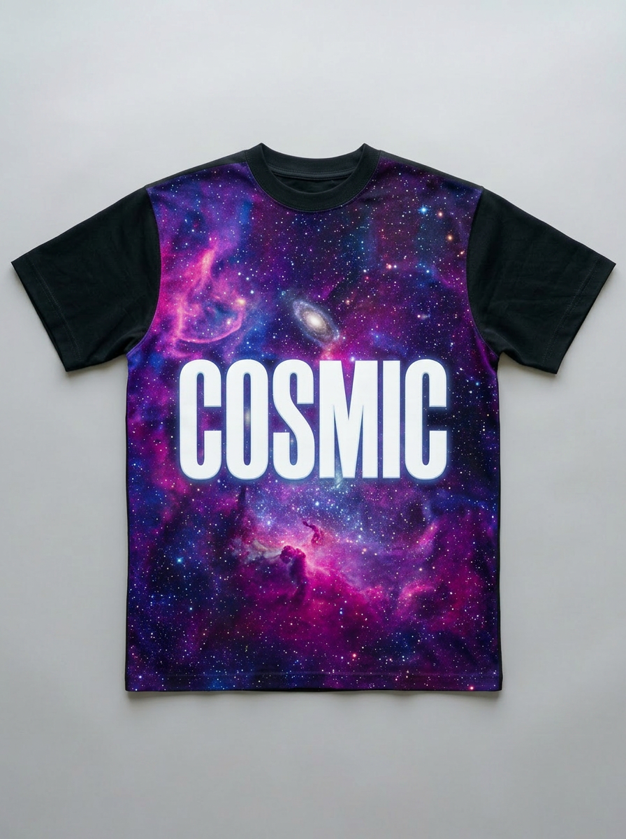 Control The Cosmos Within You in Space Black — front